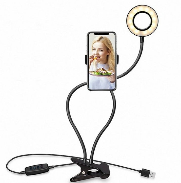 LED Selfie Ring Light – Perfektes Licht für TikTok, Insta & Video Calls
