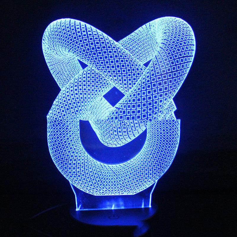 3D LED Illusionslampe – futurisches Design für dein Zuhause