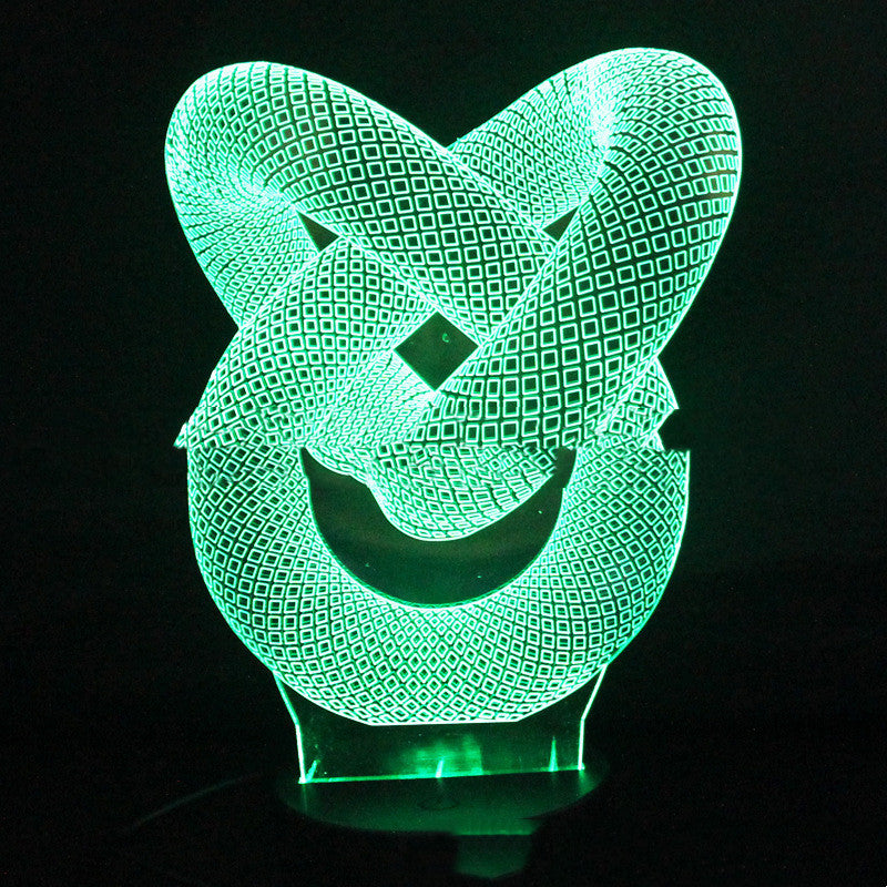 3D LED Illusionslampe – futurisches Design für dein Zuhause