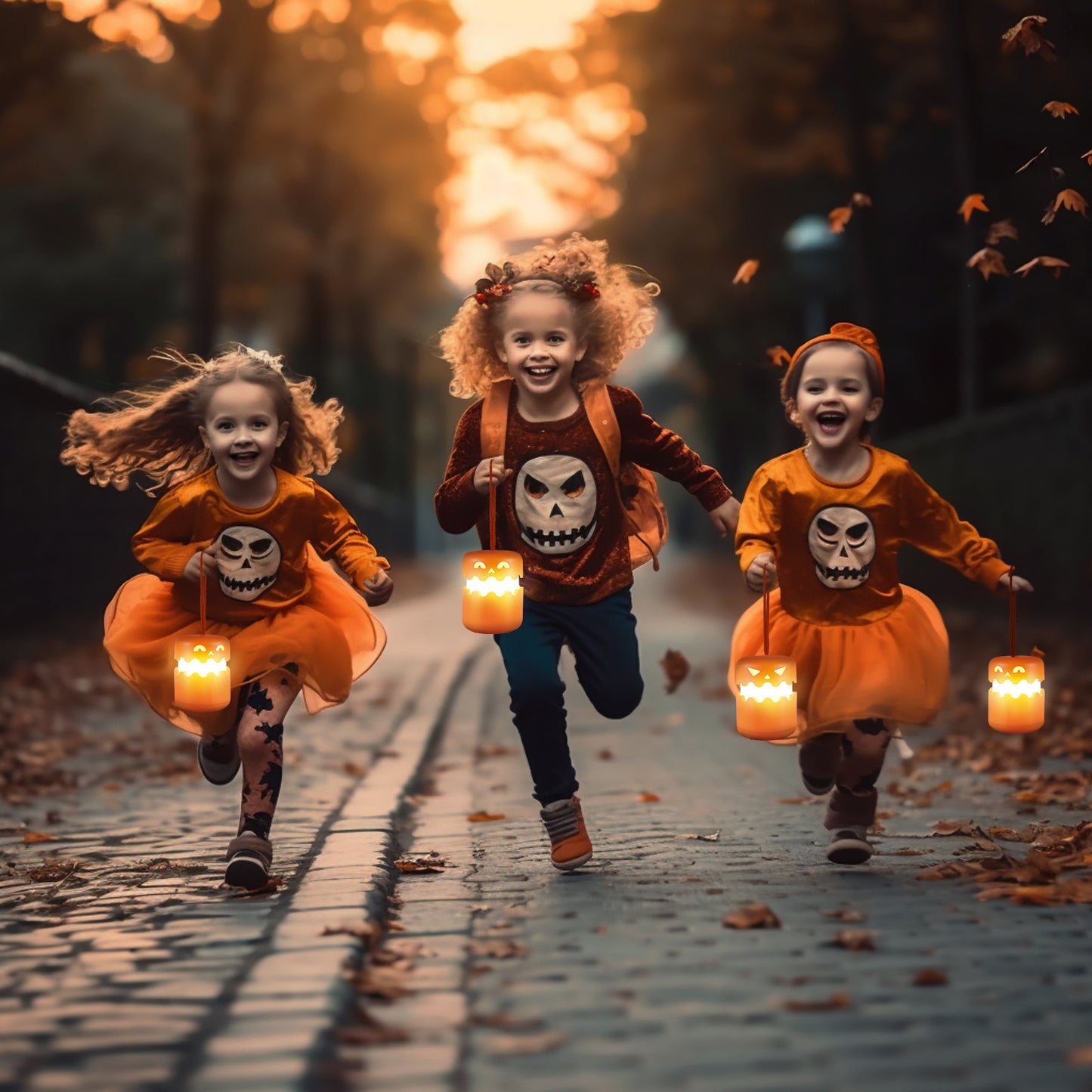 Halloween Kürbis Nachtlampe – Faltbar & tragbar